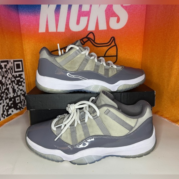 Jordan 11 Retro Low Cool Grey Size 11.5M Pre-loved - Picture 4 of 7